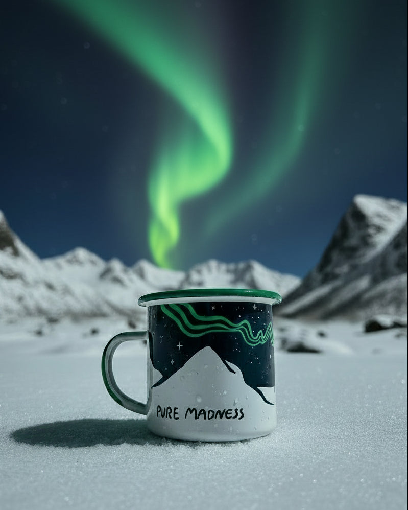 Aurora Enamel Mug - Pure Madness Apparel
