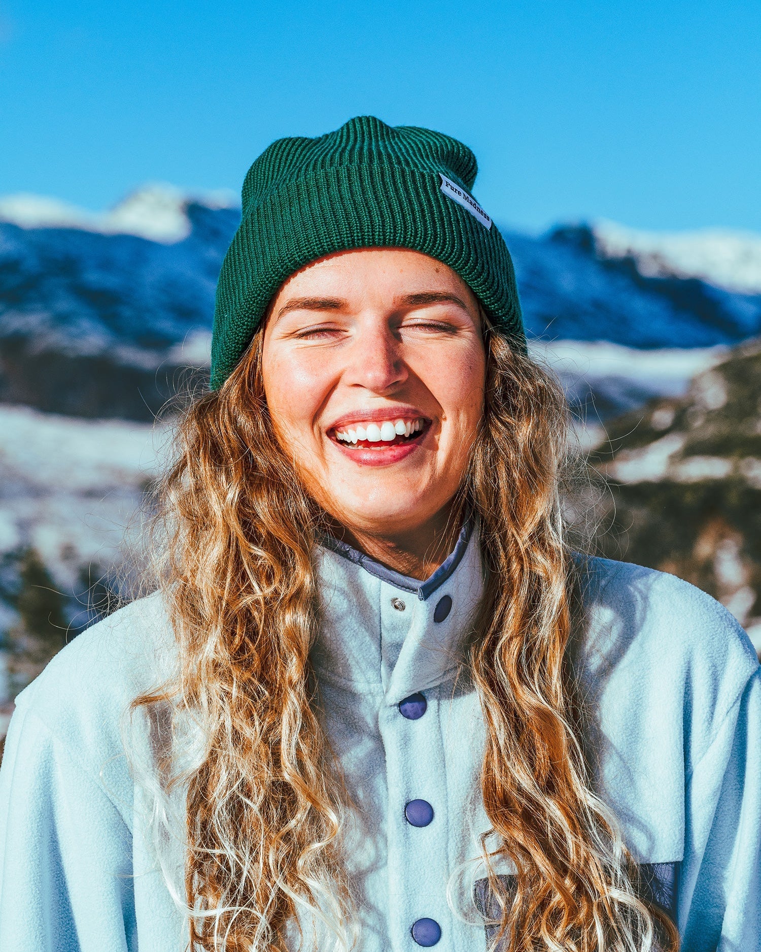 Green Captain Merino Beanie - Pure Madness Apparel