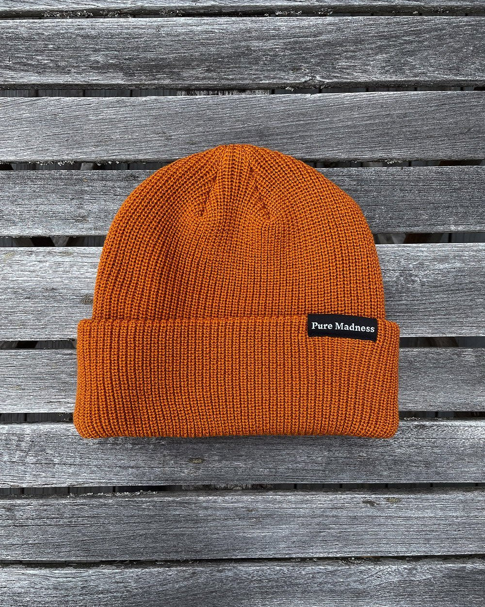 Orange Captain Merino Beanie - Pure Madness Apparel