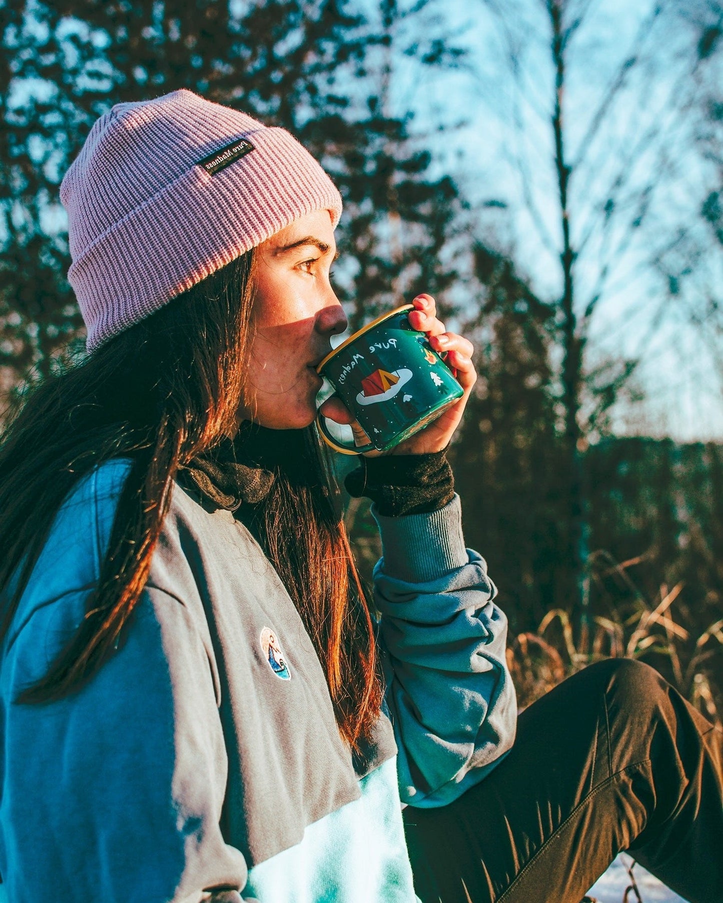 Pink Captain Merino Beanie - Pure Madness Apparel