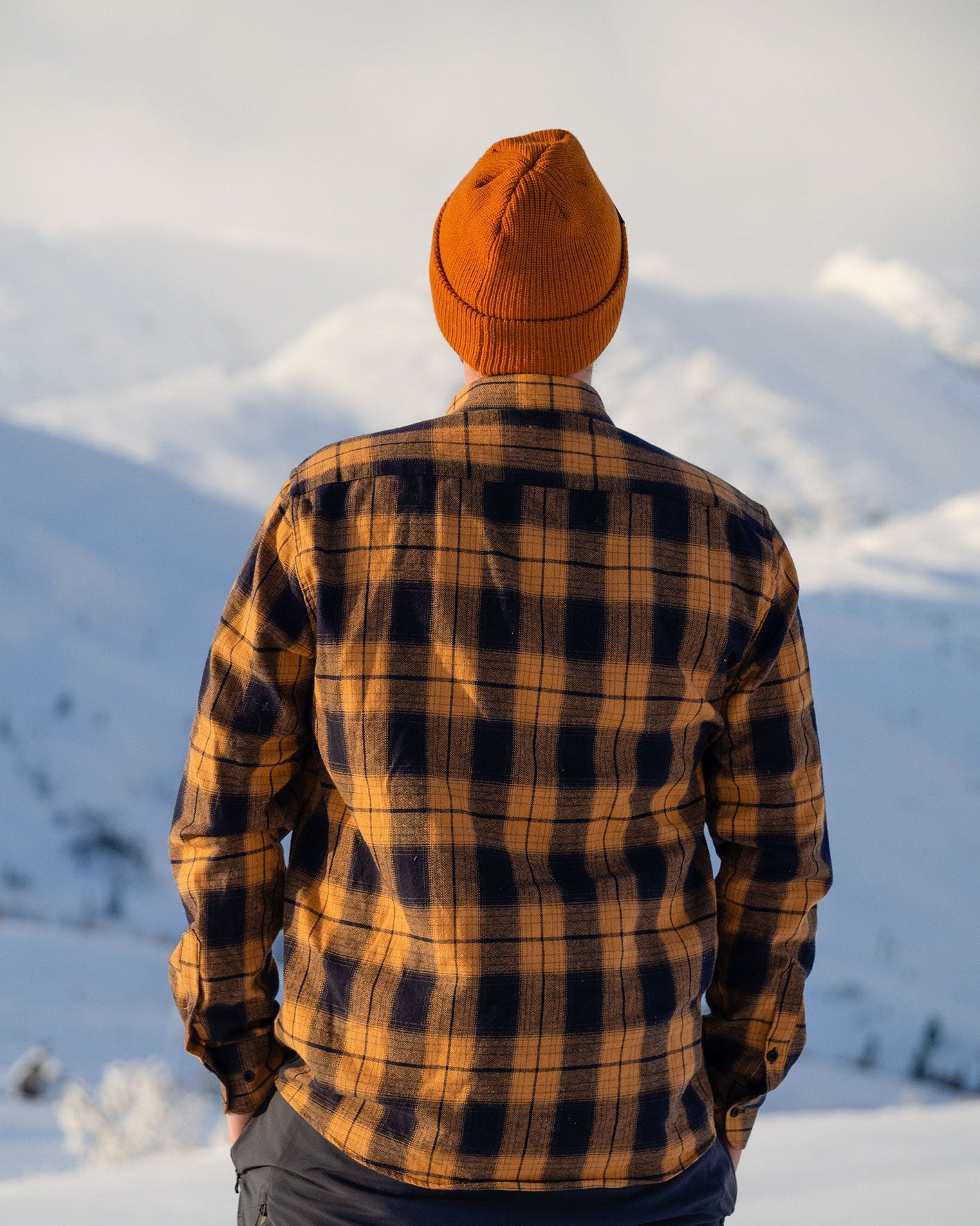 Voss Flannel Shirt Mustard - Pure Madness Apparel